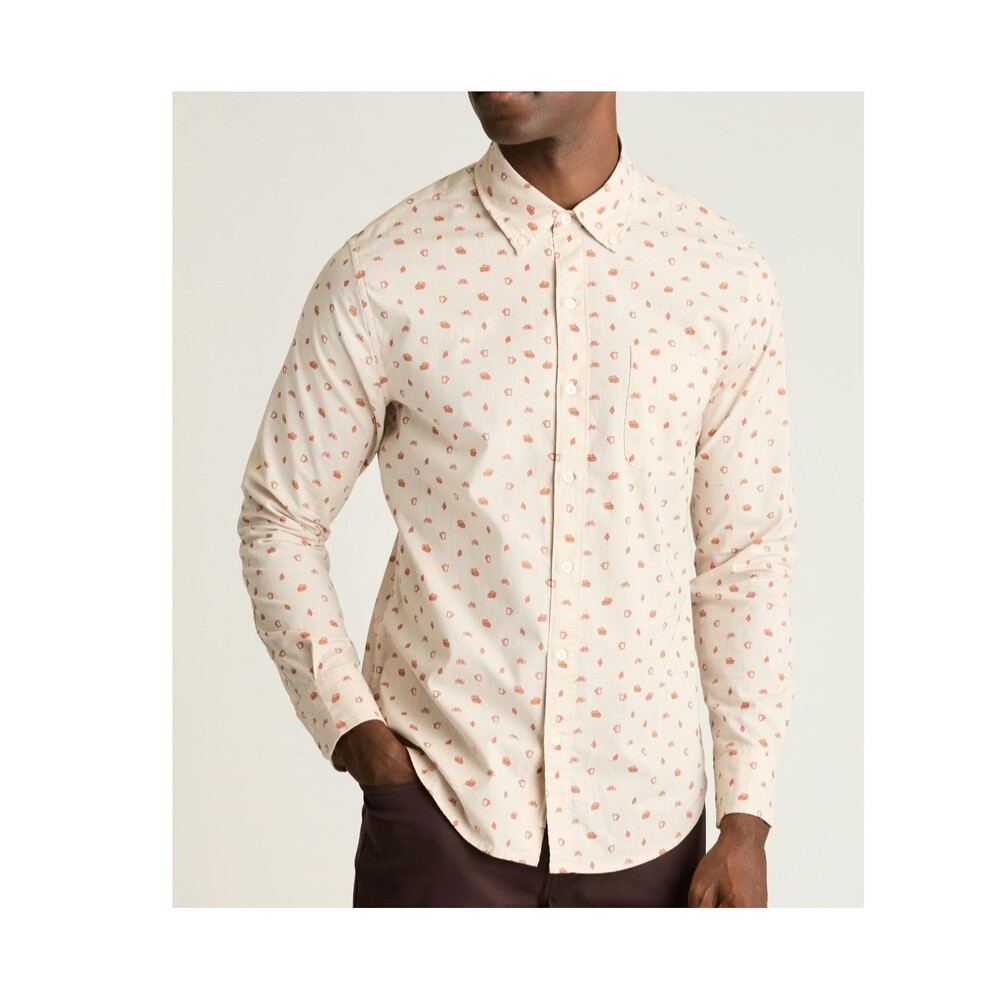 Bonobos Everyday Men's Shirt Buttondown Printed Casual Standard Fit L  287729